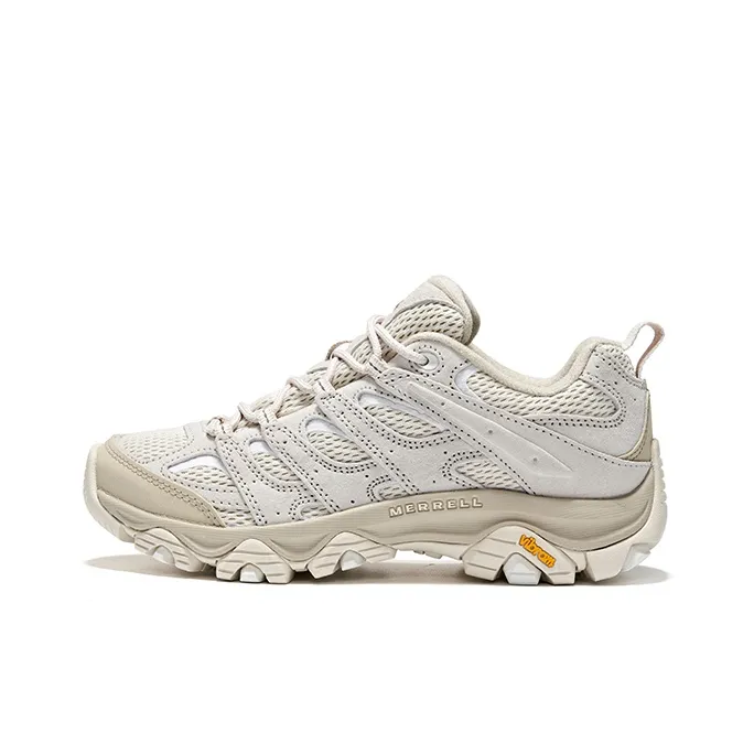 MERRELL MOAB 3 Low Top Outdoor Shoes Women's Light Beige White