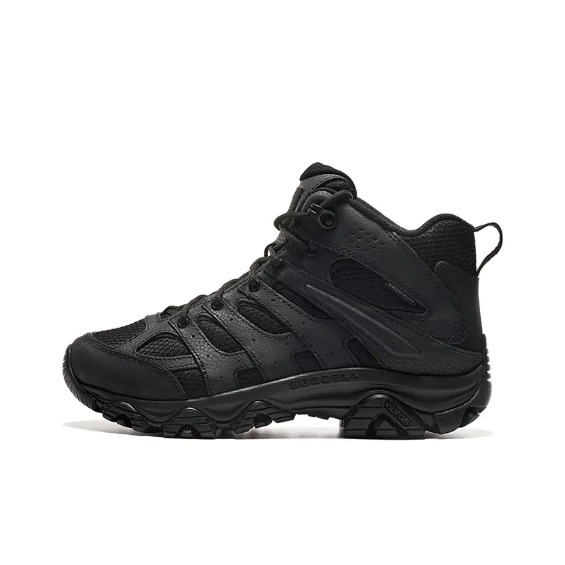 MERRELL MOAB 3 TACTICAL MID WP Slip Resistant Waterproof And Breathable Mid Top SOREL Shoes Men's Black