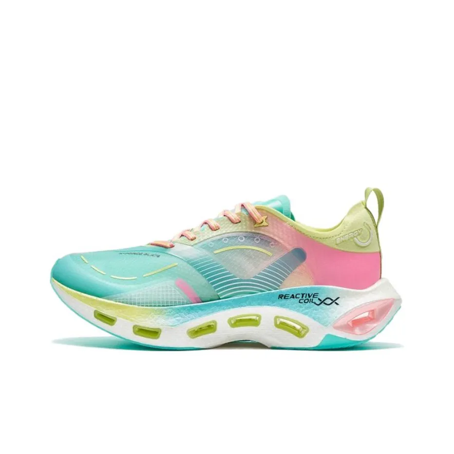 XTEP Shock Absorbing Spins 10.0 Pro Professional Anti-Slip Wear-Resistant Low-Top Running Shoes Men's West Indian Green