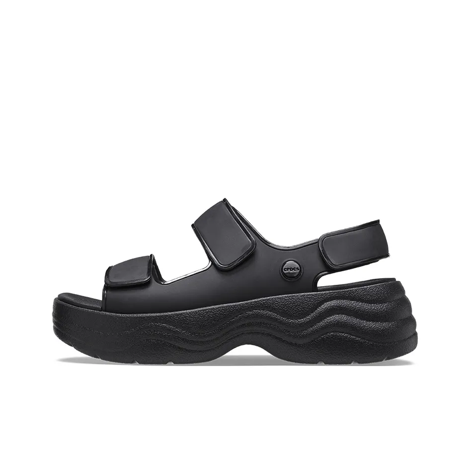 Crocs Skyline Sandals 'Black' Women's
