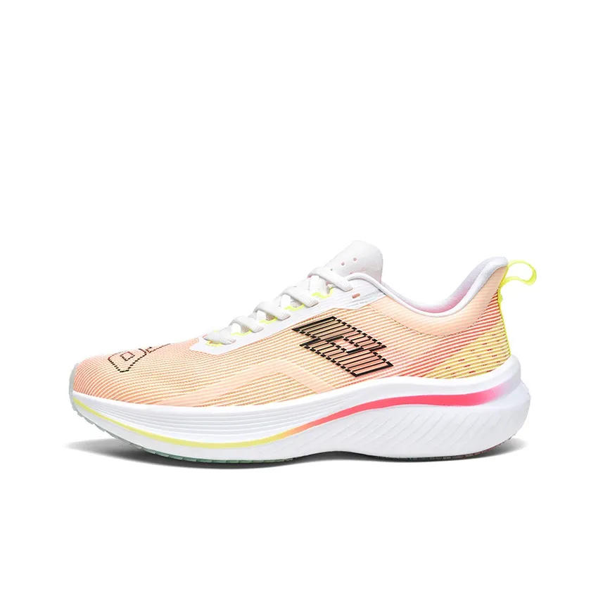 LOTTO Frozen PRO Low-Top Running Shoes Men's White Pink 50th Anniversary Edition