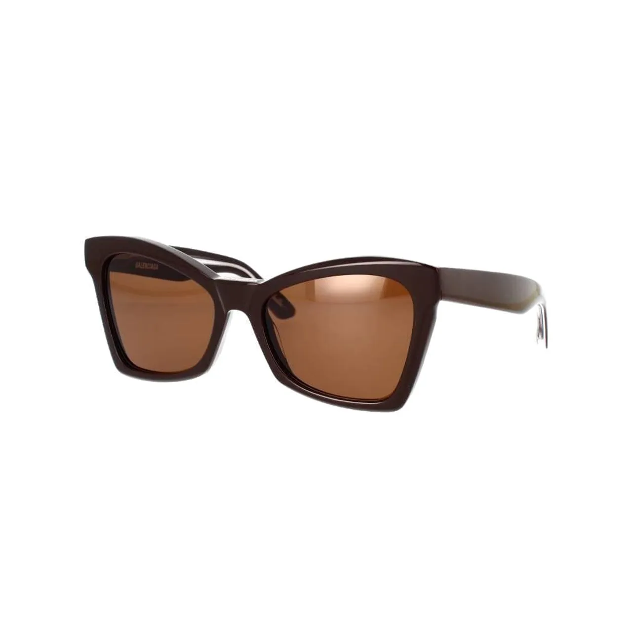 Balenciaga Plate Frame Irregular Shape Sunglasses Women's