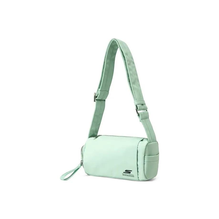 Skechers Ткань Тост Сумка Сумка через плечо Сумка на плечо Мини Унисекс Портовый серый