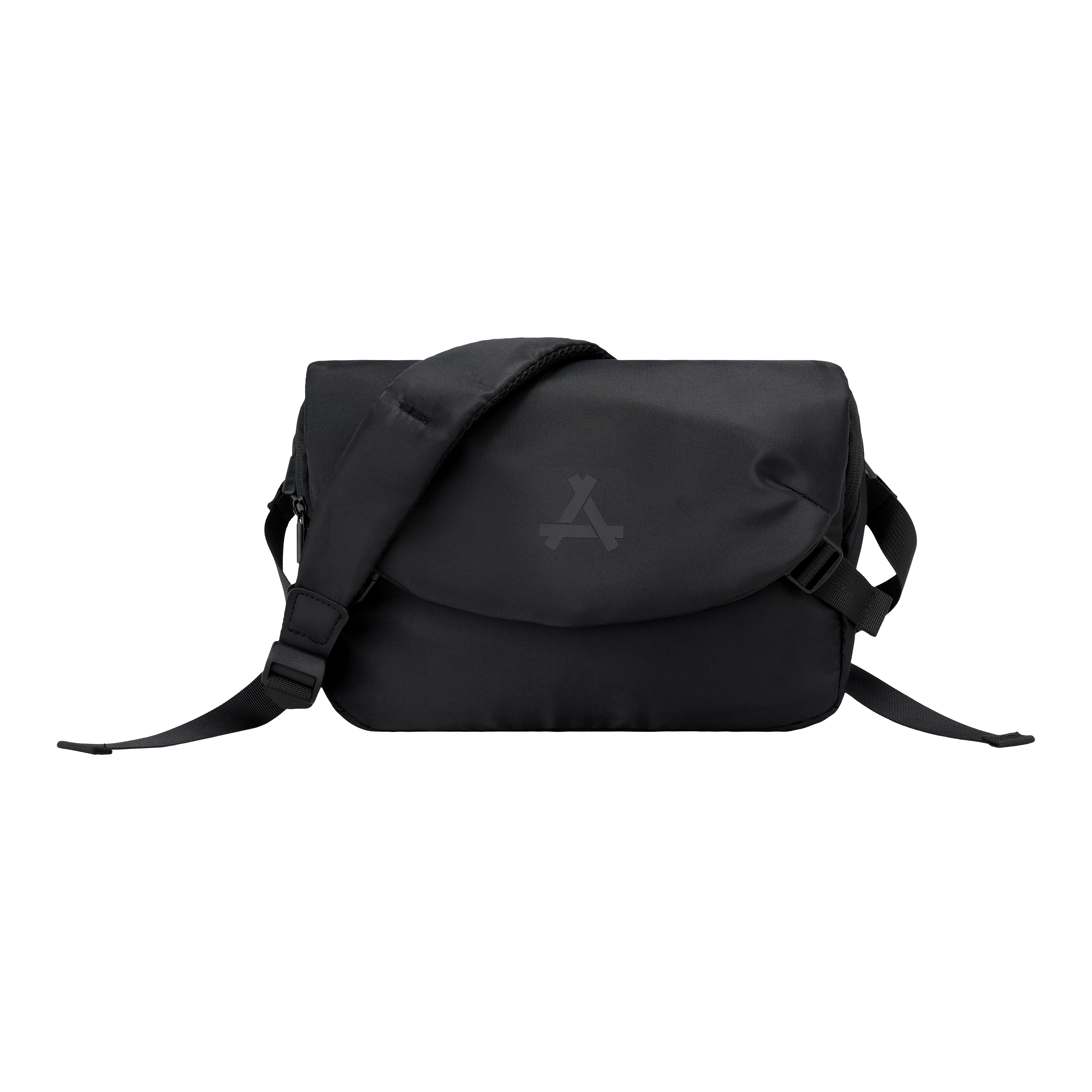 KONADCT Нейлоновая ткань Велосипедная сумка Курьерская сумка Сумка через плечо Средняя Унисекс Черная