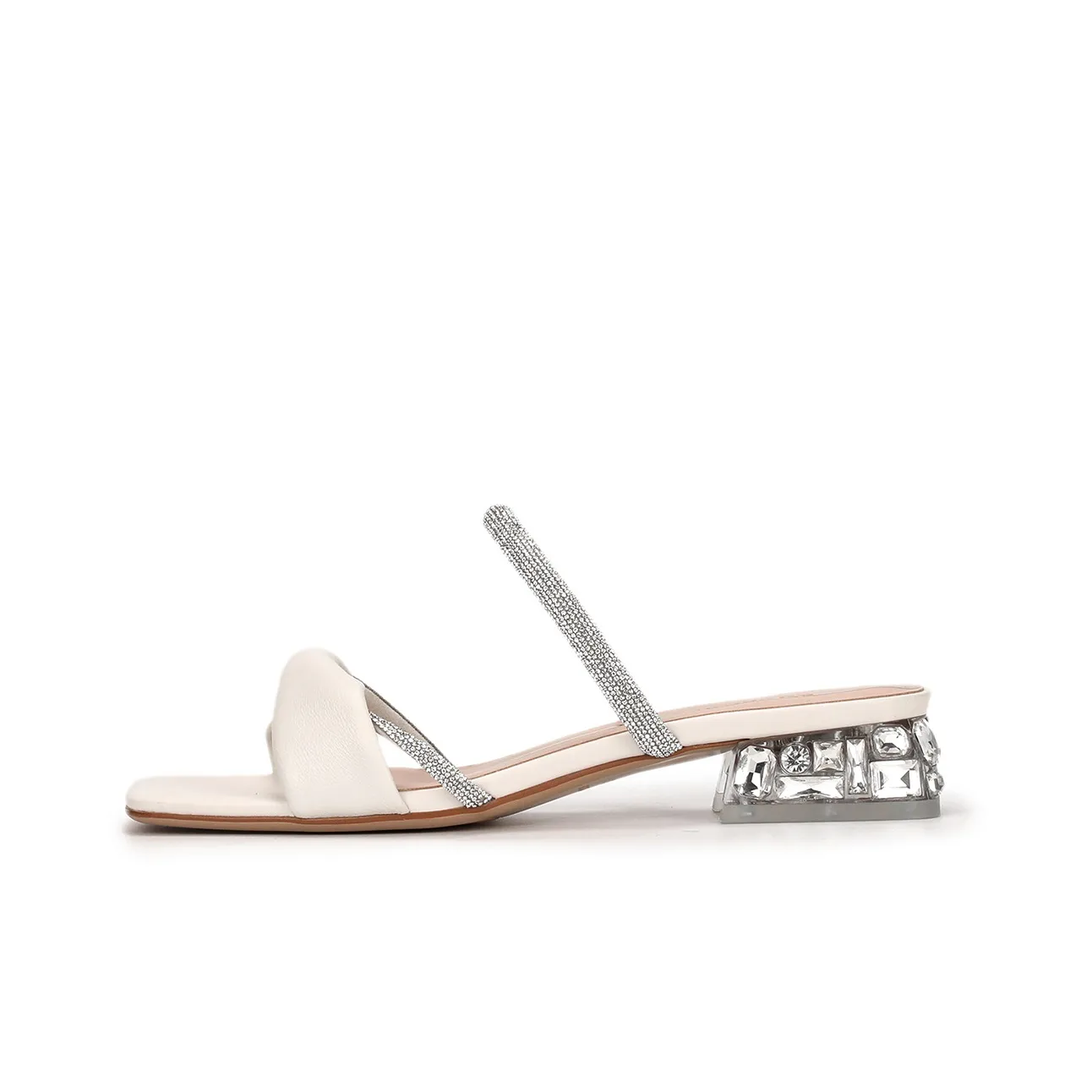 SATURDAY MODE Stylish Sandal 2.5cm Women's Ecru
