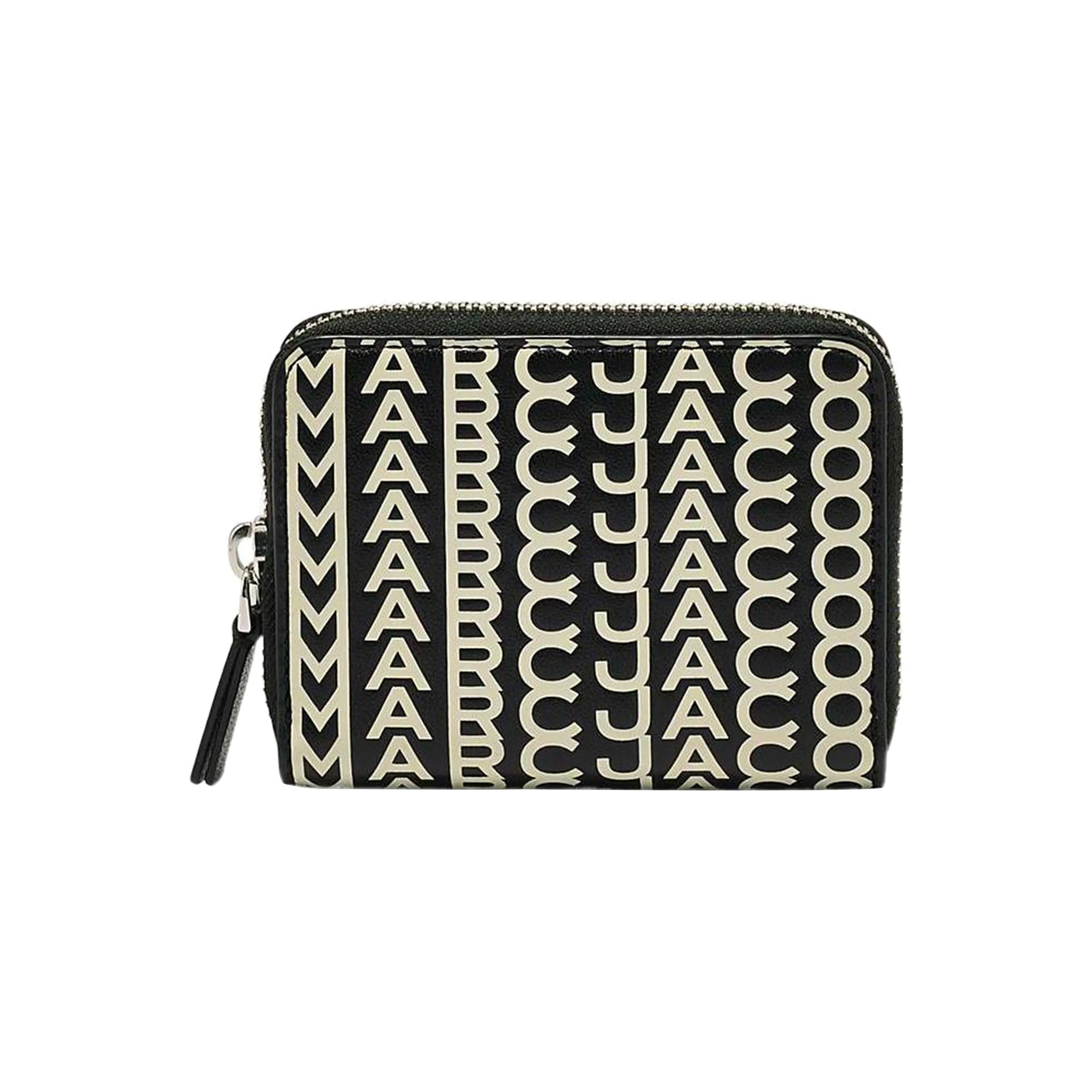 MARC JACOBS Lambskin Wallet Women's Black/White