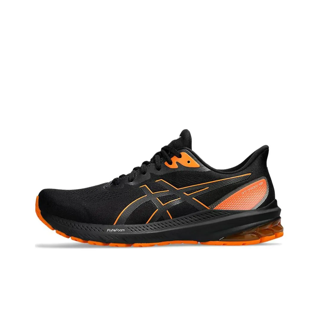 ASICS GT 1000 12 Gore Tex Black Bright Orange