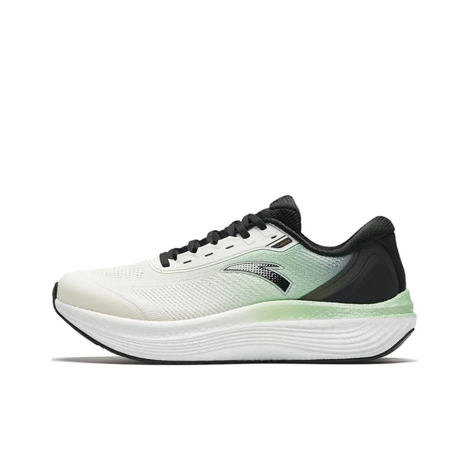 Anta Anti Slip Wear Resistant Low Top Nitrogen Technology Running Shoes Men's Long Turquoise