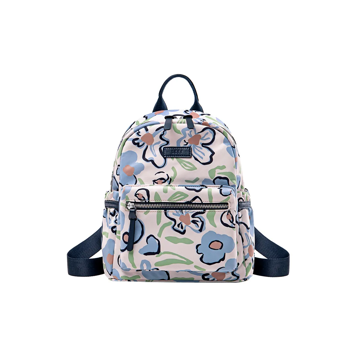 LEFF Nylon Fabric Backpack Women's Floral