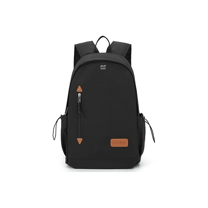 KEYSTREET Fabric Backpack Regular Unisex Ecru/Black
