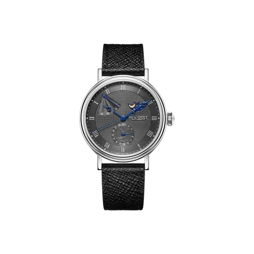 Sea Gull Автоматический Механический Движение Мужские Часы 40mm*40mm*мм Черный
