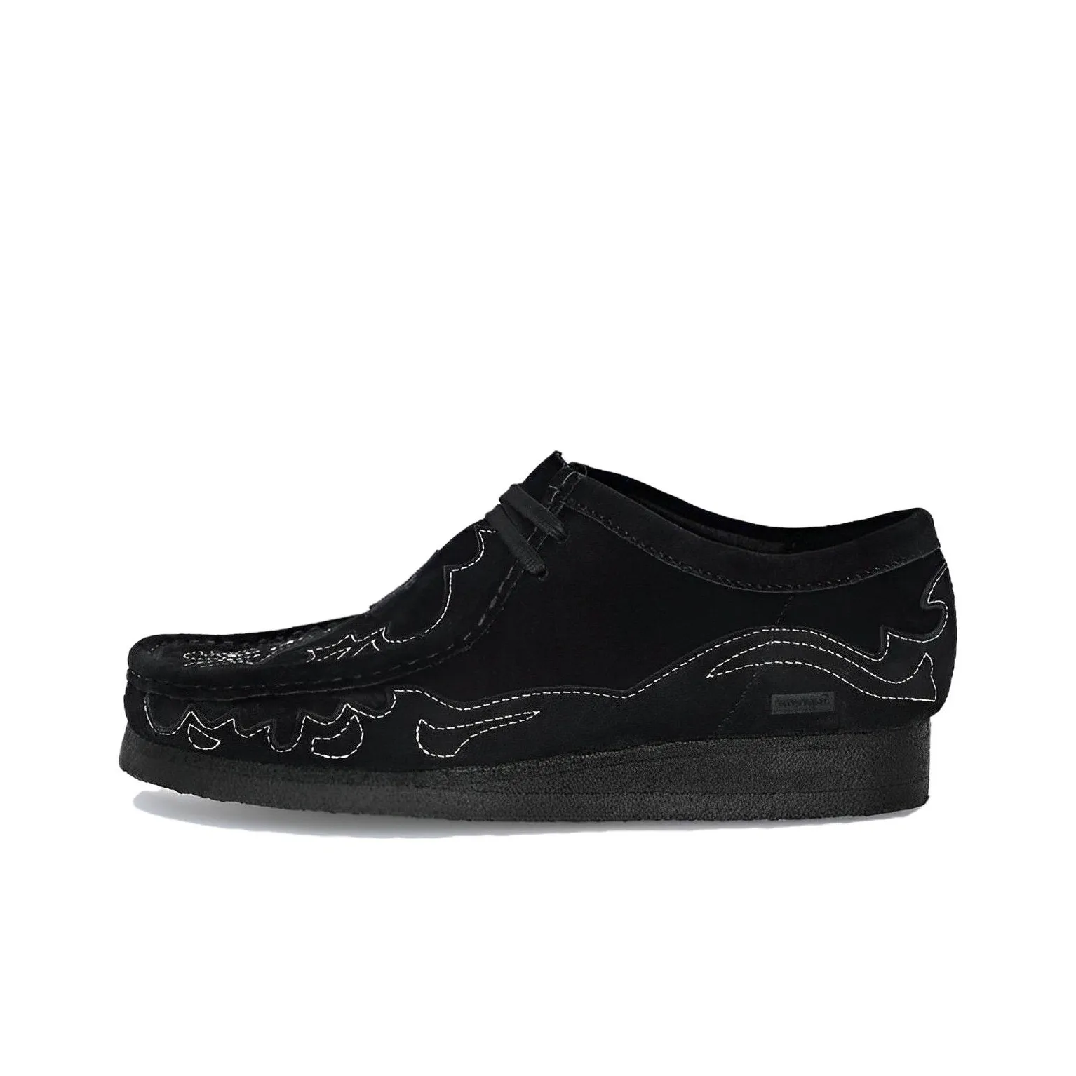 clarks Originals Wallabee Boots Supreme Western Cut Out Black