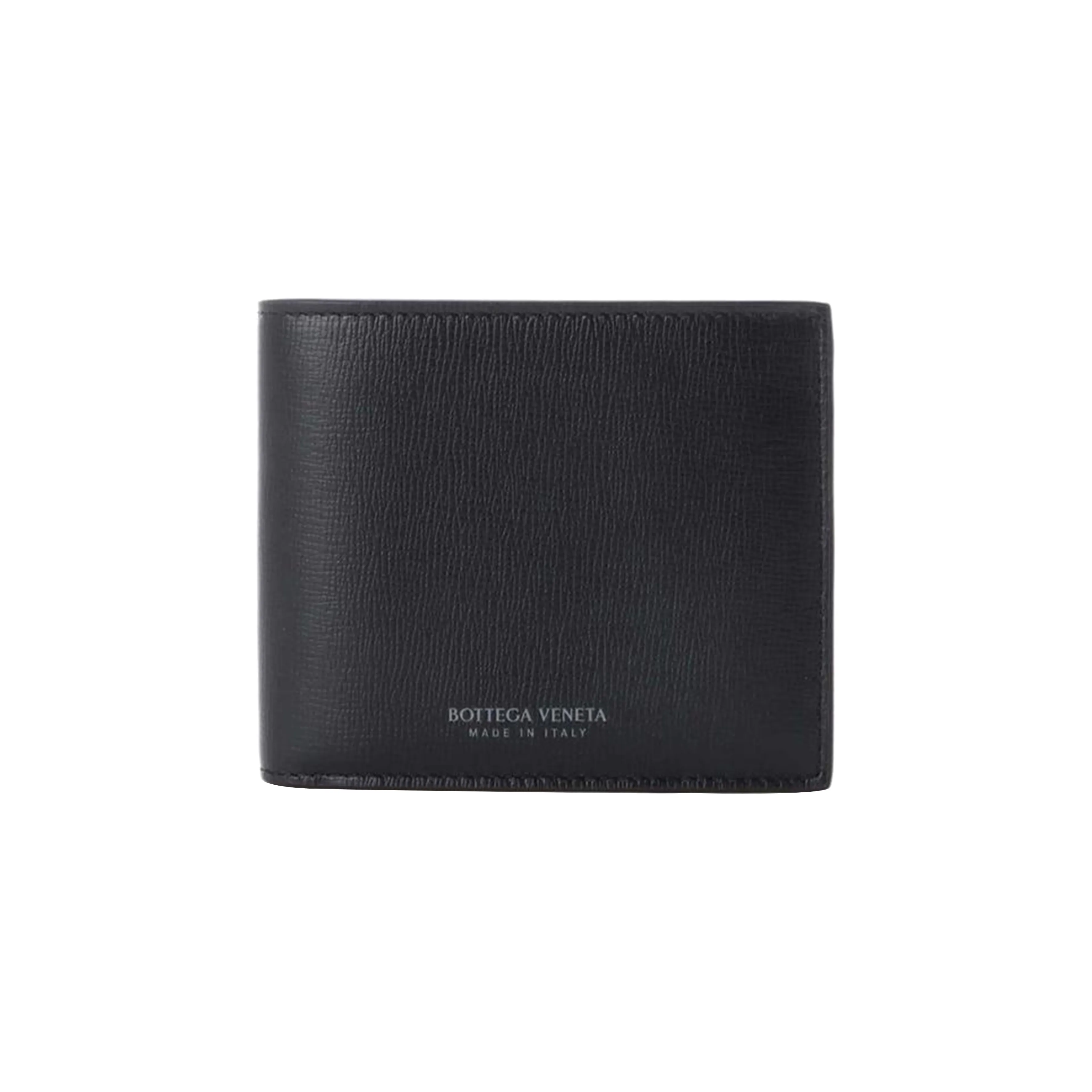 Bottega Veneta Men's Leather Half Wallet Black