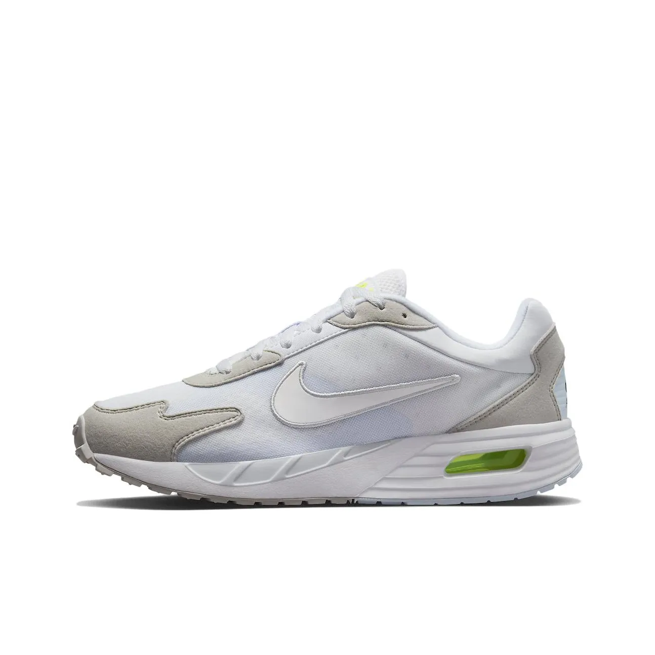 Nike Air Max Solo Abrasion Resistant Низкий Топ Повседневная обувь Женская Белый Серый