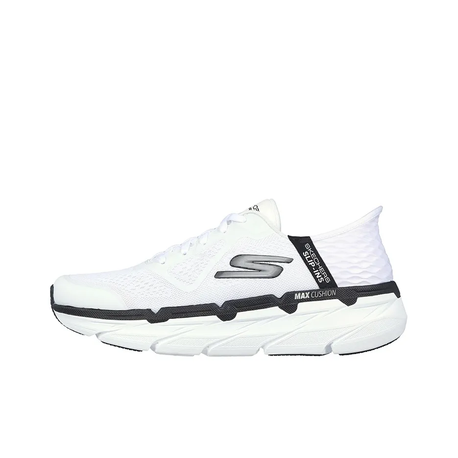 Skechers Max Cushioning Premier Slip Ins 'White Black'