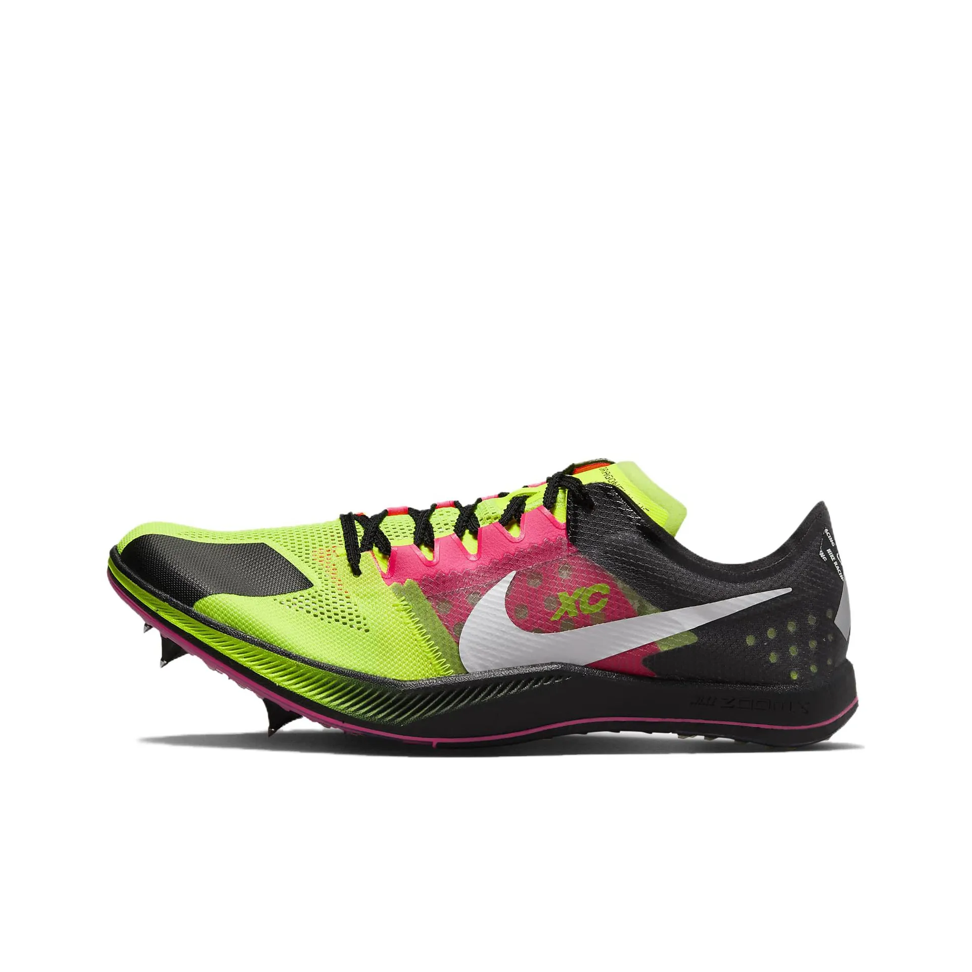 Nike Zoomx Dragonfly Амортизаторы Шок Устойчивость к истиранию Низкие Кроссовки для бега по пересеченной местности Унисекс Черный Зеленый