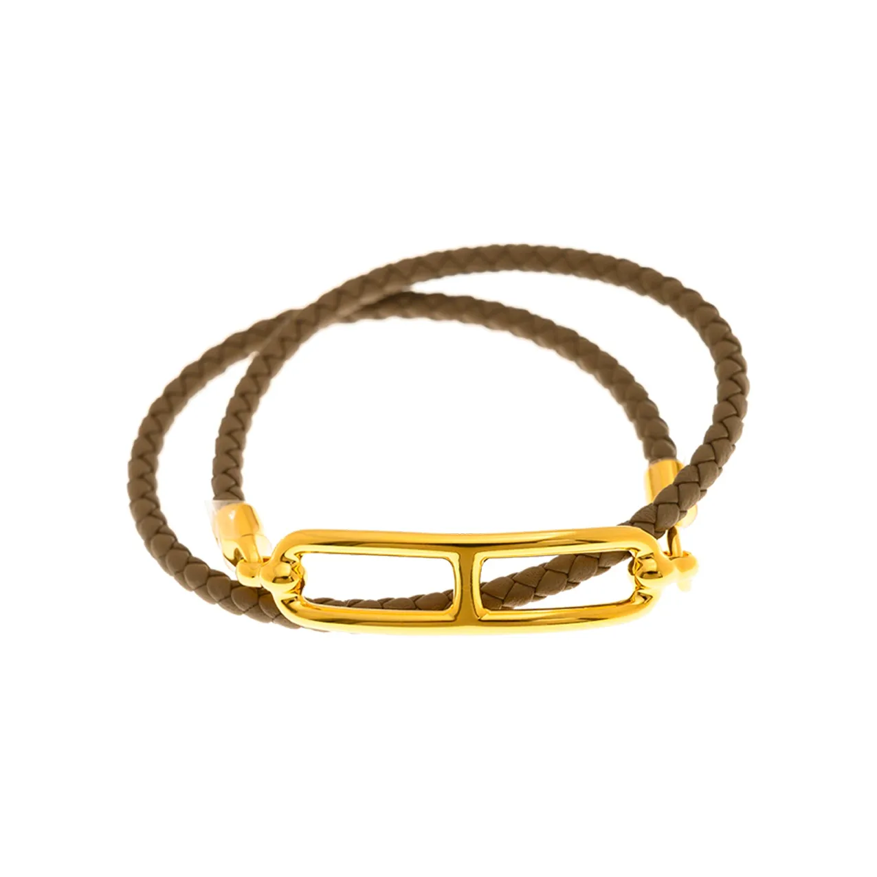 HERMES Roulis Кожа Браслеты Золотой Женские