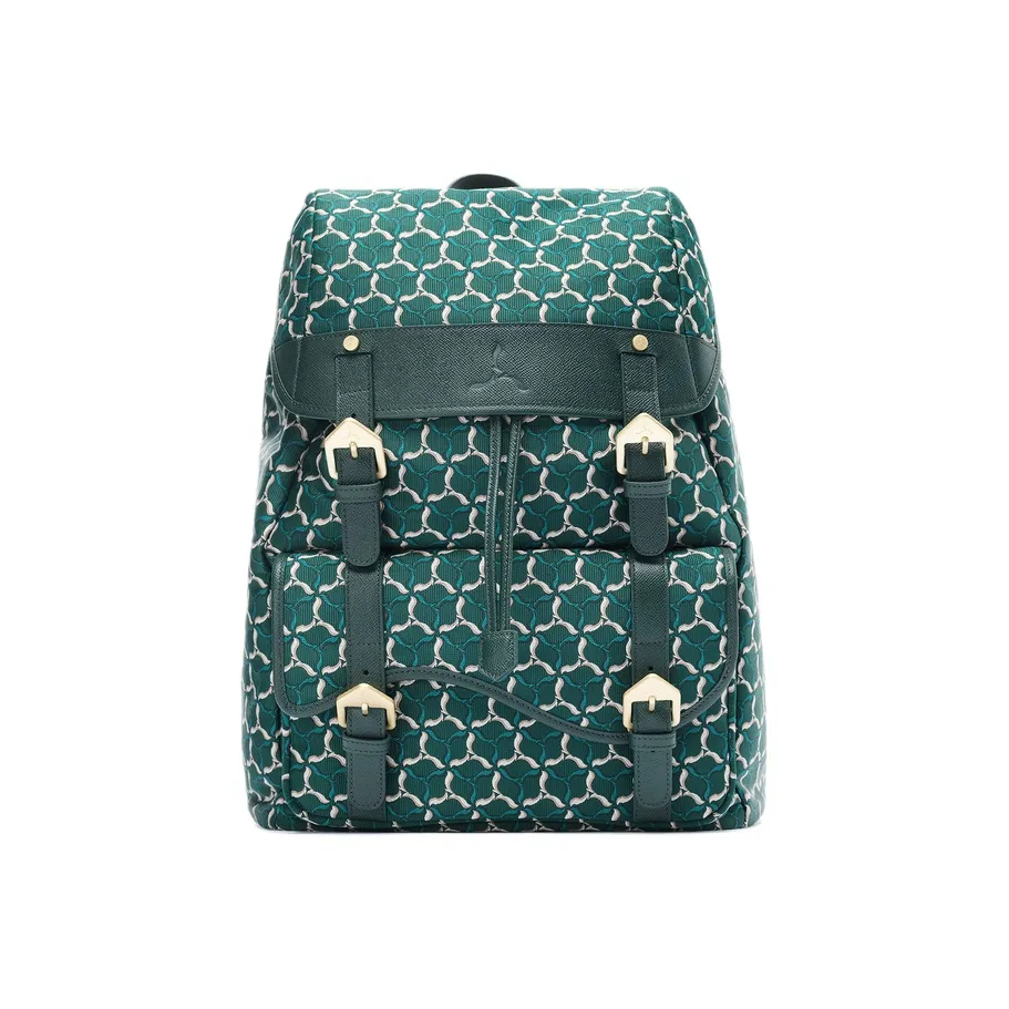 LI NING 1990 Ткань с кожаными вставками рюкзак унисекс яшма