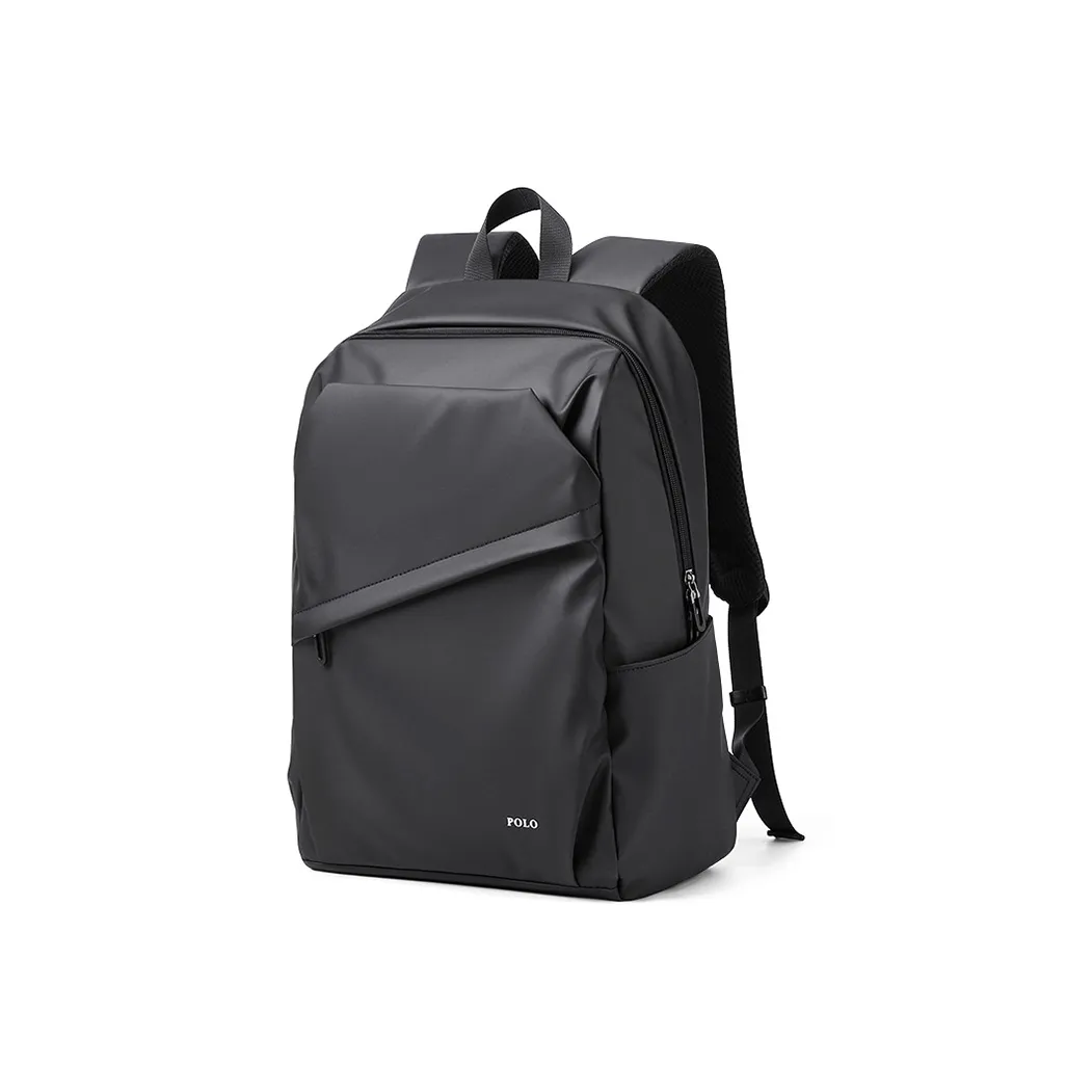 POLO Fabric Backpack Large Size Men's Black/Gray