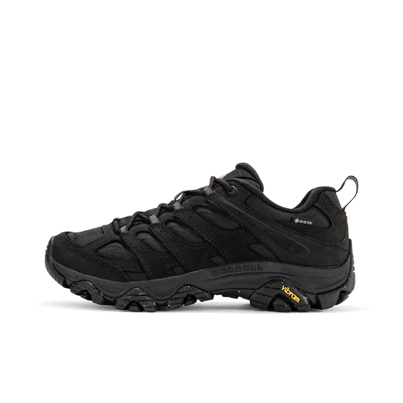 MERRELL MOAB 3 Slip Resistant Water Resistant Low Top Outdoor Shoes Unisex Black