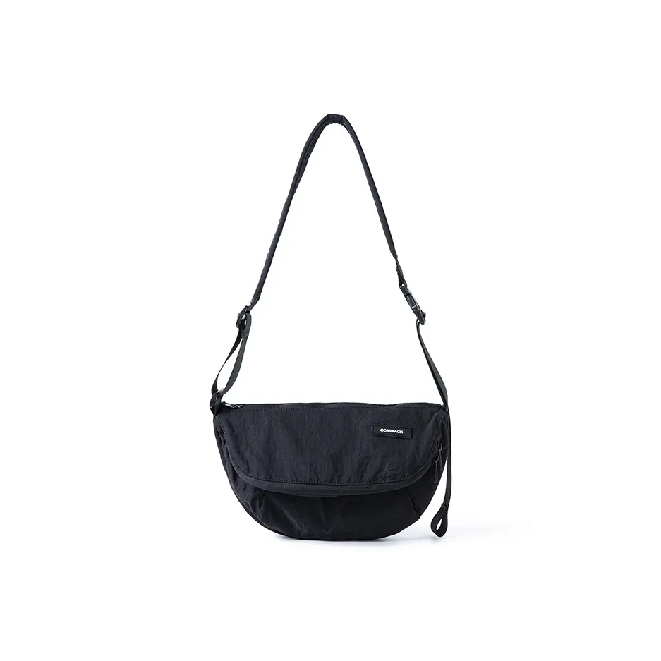 COMBACK Polyester Shoulder Bag, Crossbody Bag Trumpets Unisex Black/Gray/Khaki