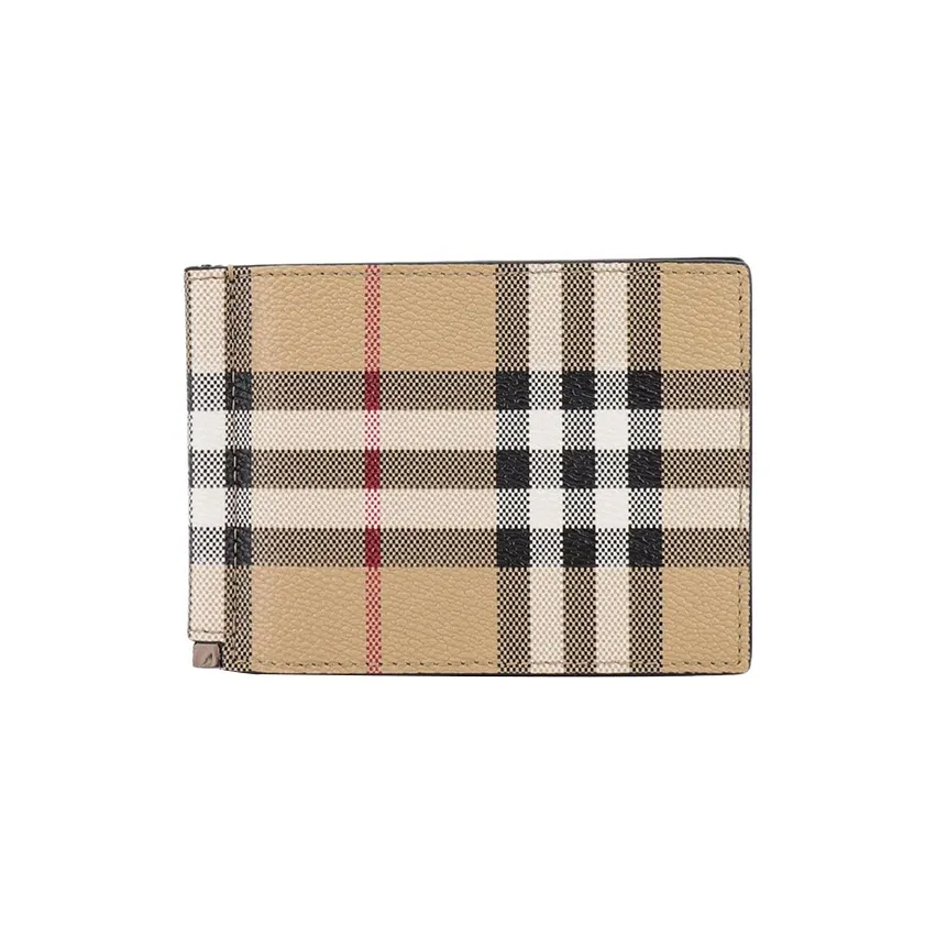 Burberry Vintage Checked Bi Fold Cardholder