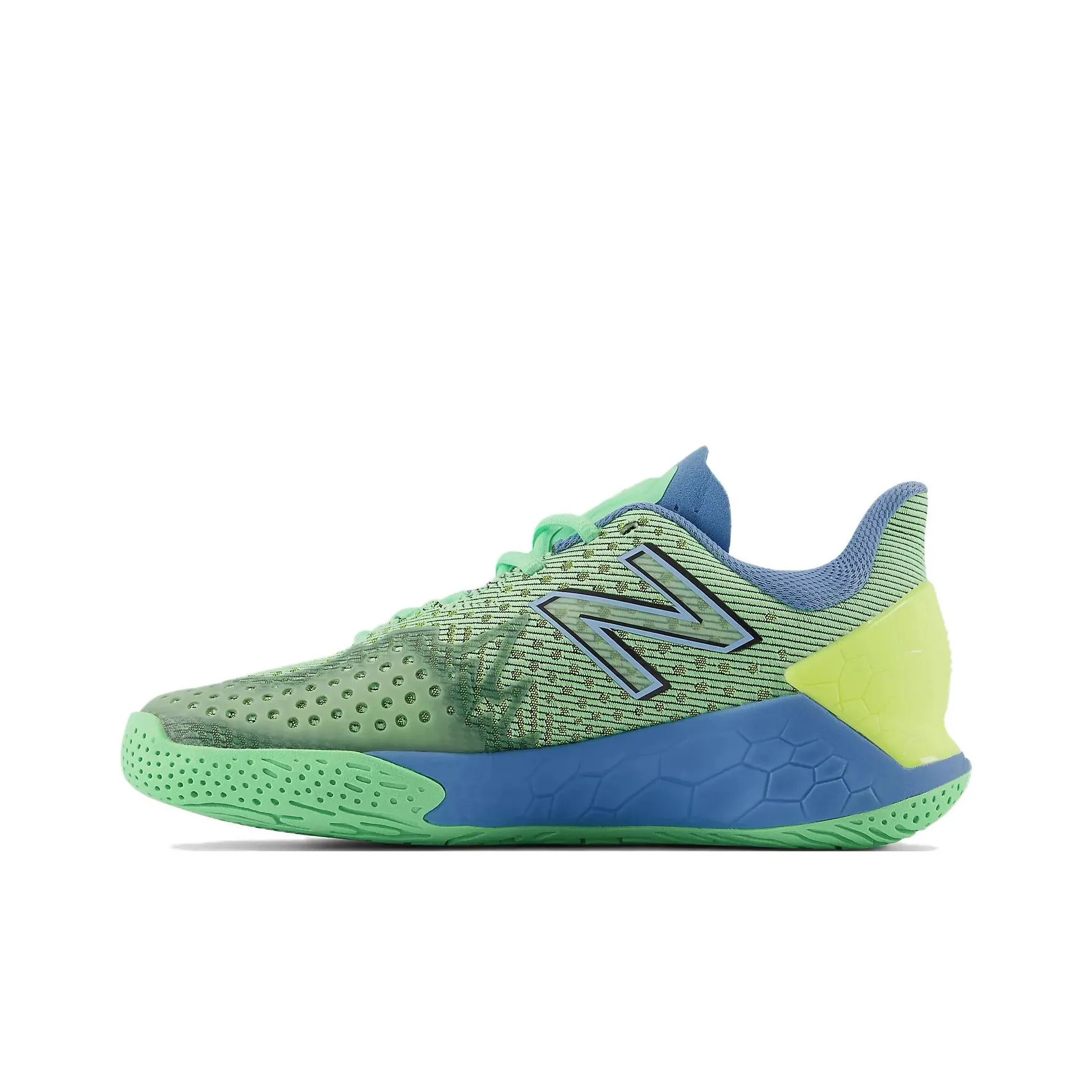 New Balance NB Fresh Foam Series X Lav V2 Low Top Tennis Shoes Women's Blue Green