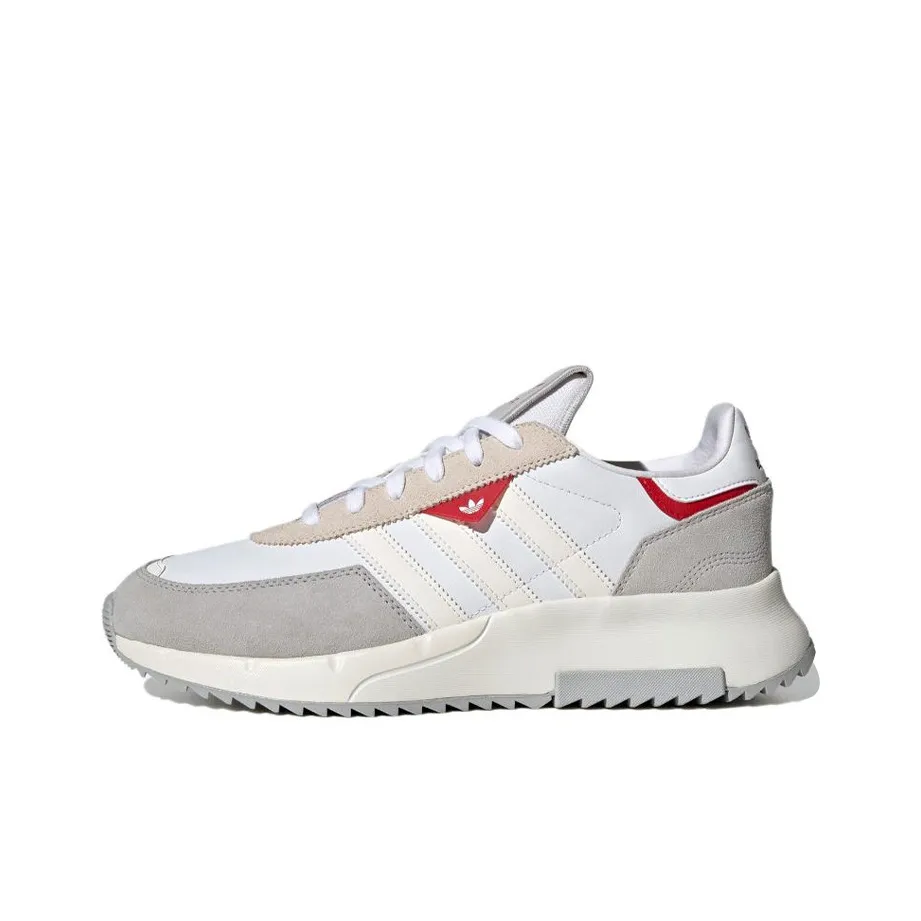 Adidas Originals Retropy F2 Slip-resistant Abrasion-resistant Lightweight Low Top Casual Men's White Gray Adidas Originals Retropy F2 Противоскользящий Устойчивый к истиранию Легкий Низкий Топ Повседневный Мужской Белый Серый