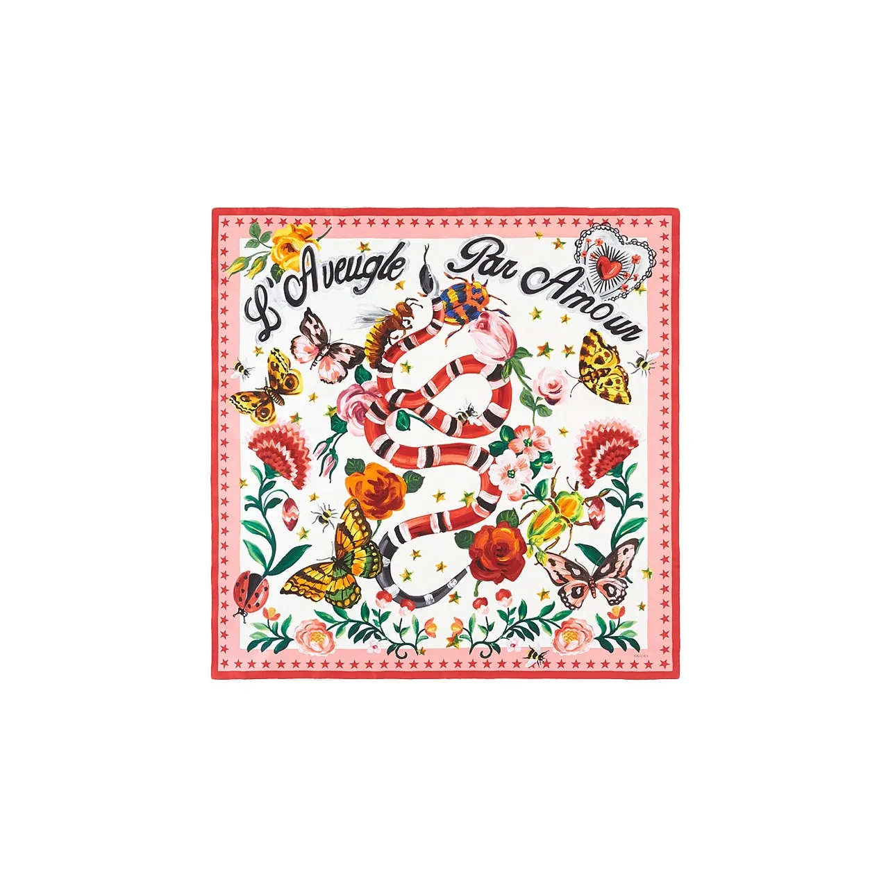 GUCCI Шарфы из тутового шелка Розовый Женские