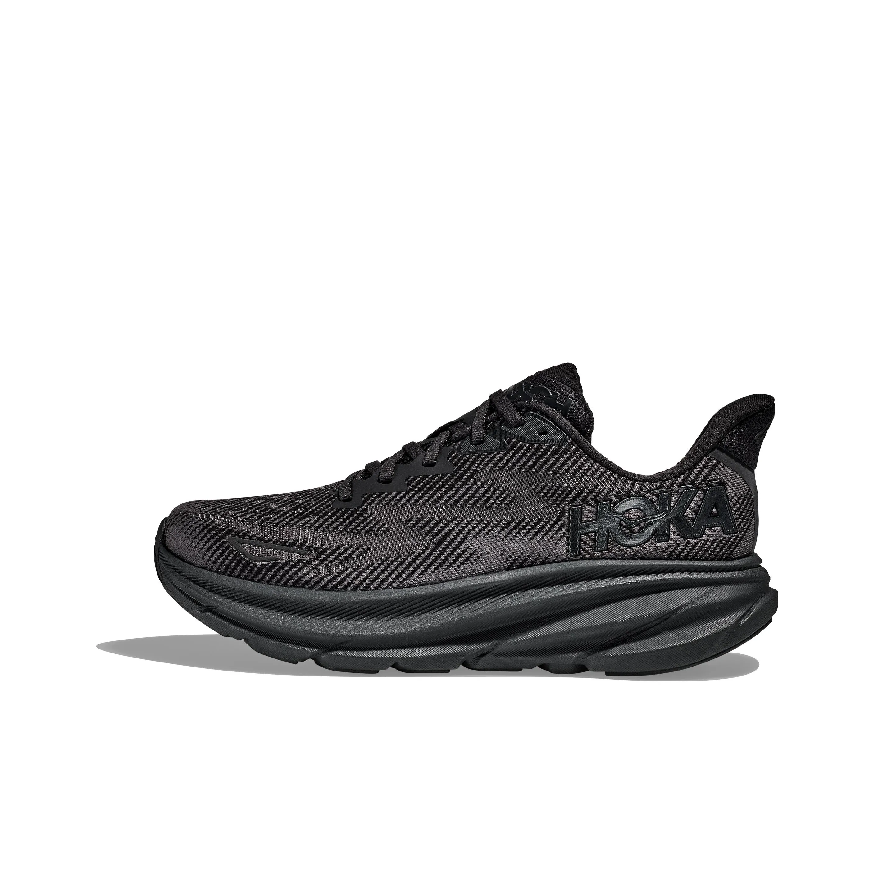 HOKA ONE ONE Clifton 9 Wide 'Black' Women's
