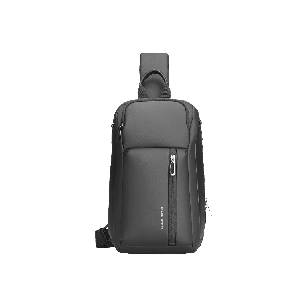MARK RYDEN Oxford Commute Sling Bag Shoulder Bag Men's Elegant Black MARK RYDEN Оксфорд Коммутирование Слинг Сумка Плечевая Сумка Мужская Элегантная Черная