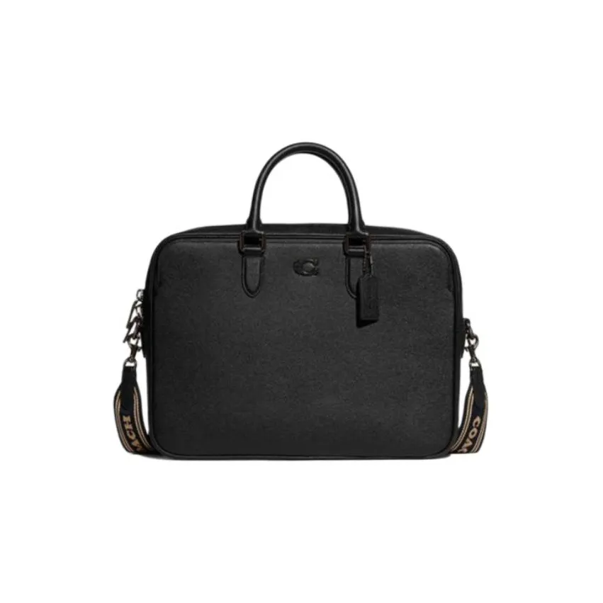 COACH Gotham Cow Leather Handbag Briefcase Men's Black