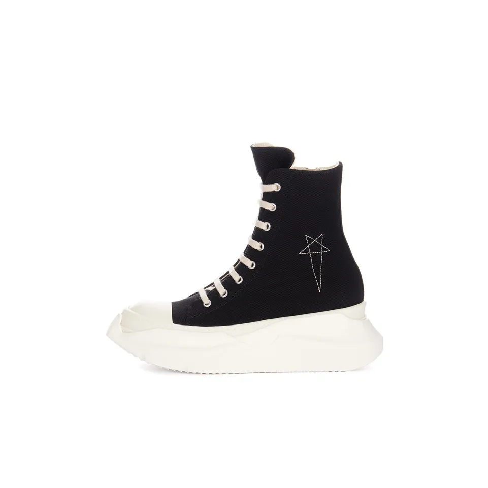 Rick Owens DRKSHDW Abstract High Top Black Pearl Women's