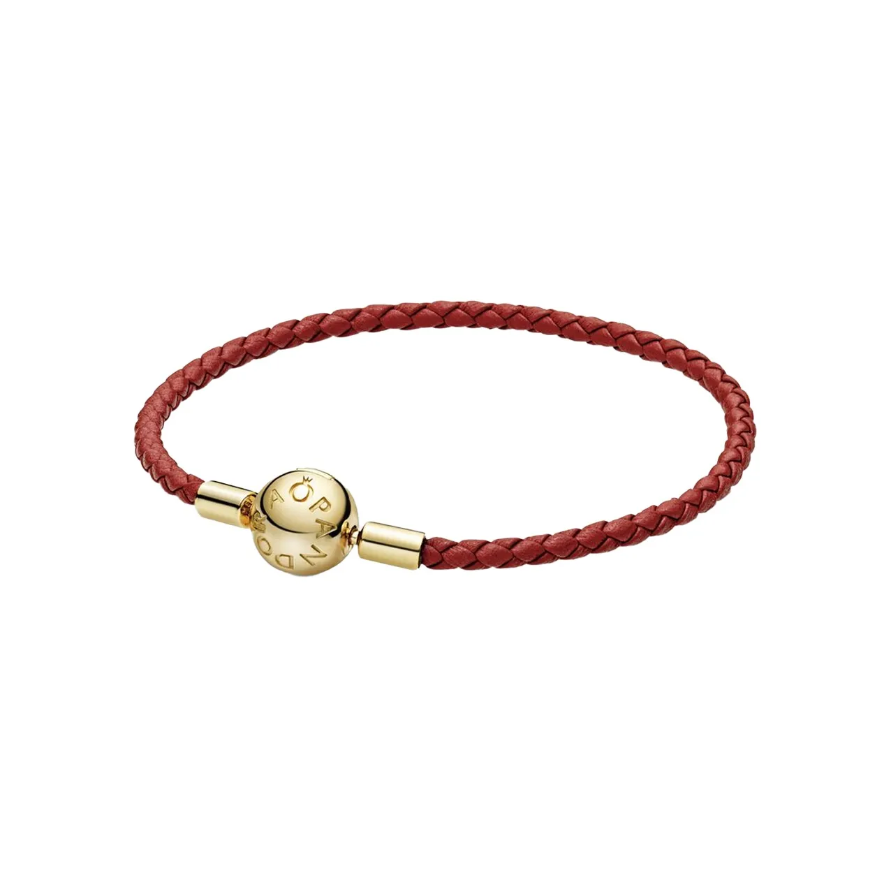 Pandora Moments Barrel Clasp Snake Chain Bracelet Silver
