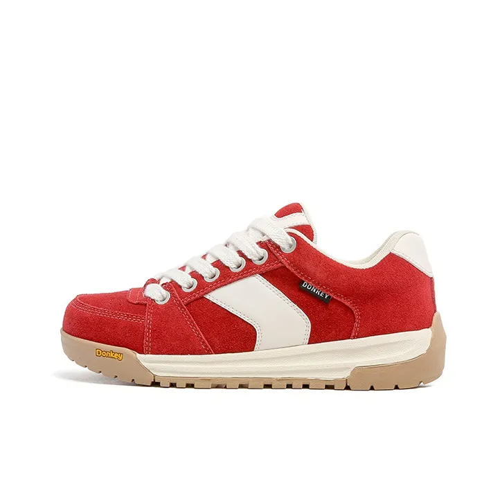 Mule Donkey Cherry Red Stylish Skateboarding Shoes Unisex