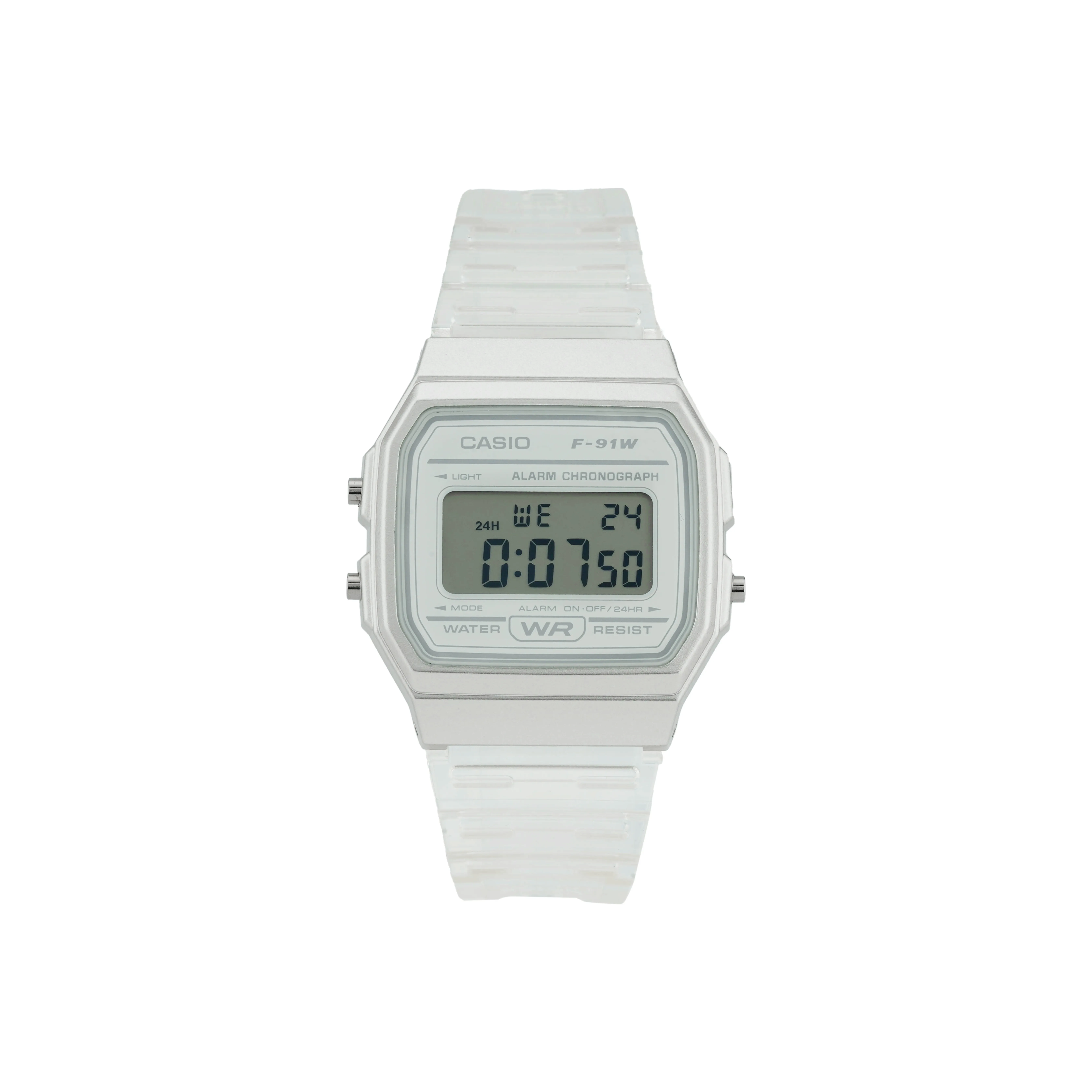 CASIO General Collection Кварцевый механизм Смольный ремешок Часы унисекс Черный циферблат