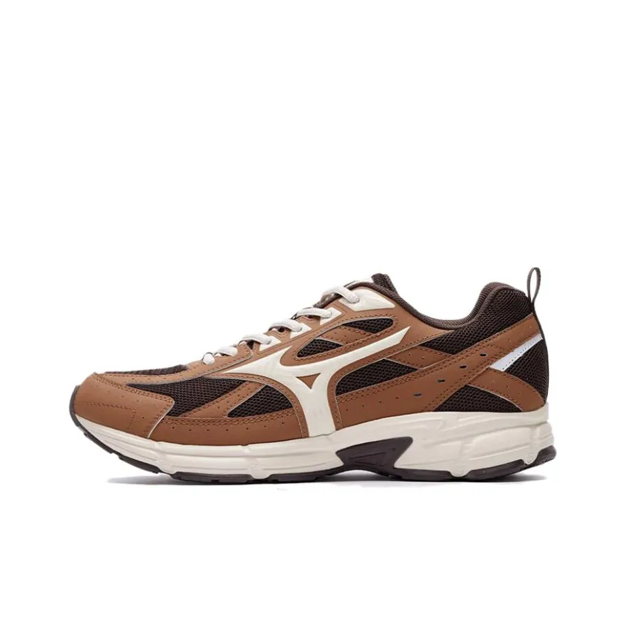 Mizuno Anti-Slip And Wear-Resistant Breathable Low-Top Training Running Shoes Unisex Umber