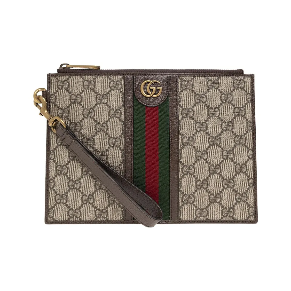 GUCCI Double G Plaque Ophidia Pouch