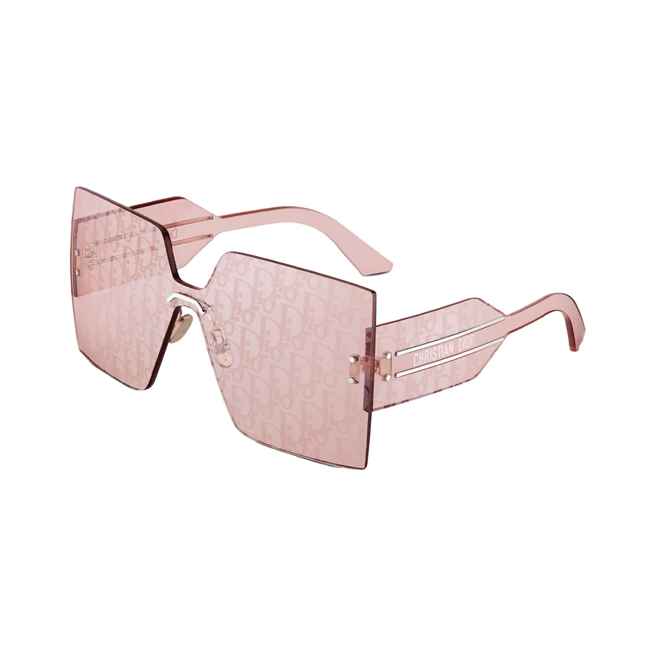DIOR Plate Frame Irregular Shape Sunglasses Women's