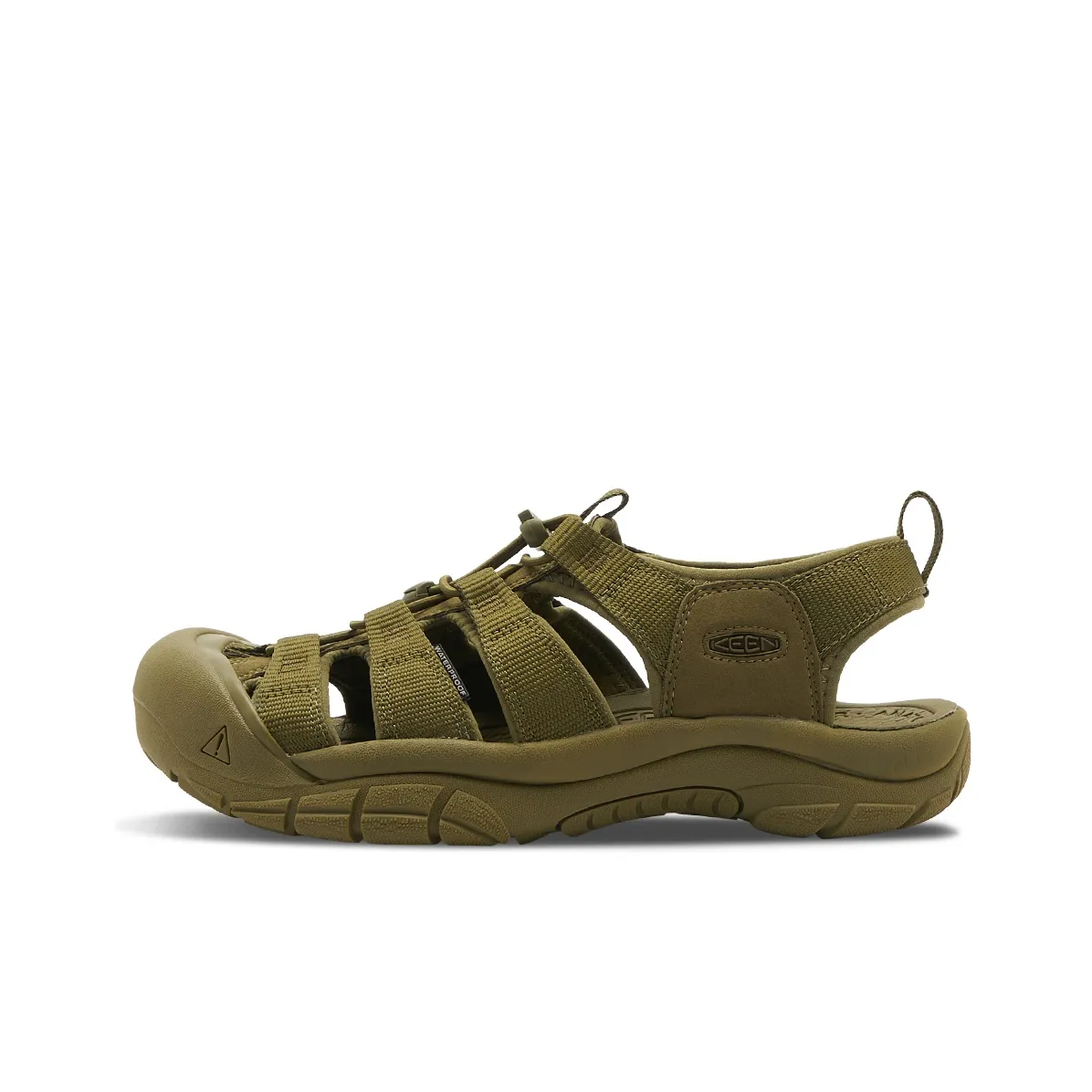 KEEN Newport H2 Breathable And Wear resistant River Trekking Shoes Men's Olive Umber
