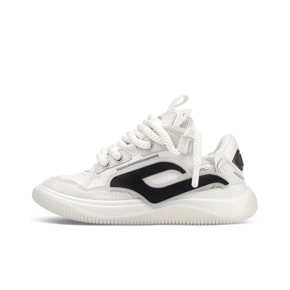 Daisy Fellowes Rocket 001 Stylish Skateboarding Shoes Unisex Chanel Inspired White