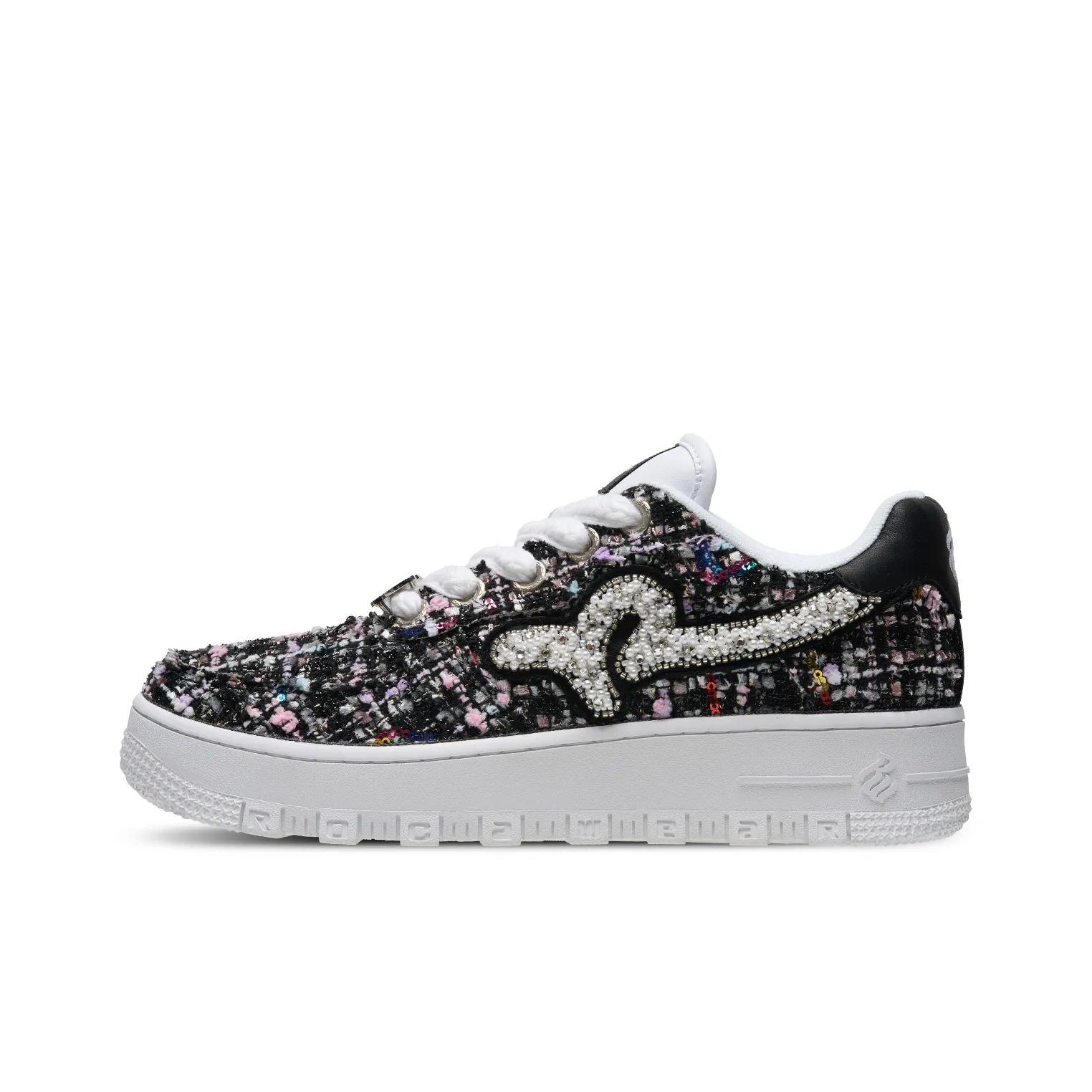 ROCAWEAR Skateboard Shoes Unisex Low Top Black
