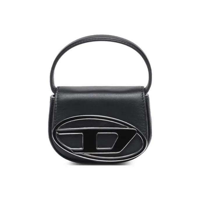 DIESEL 1DR XS Iconic D Logo Plaque Mini Crossbody Bag