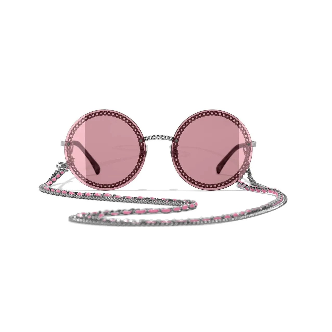 CHANEL 2000s Chain Sunglasses
