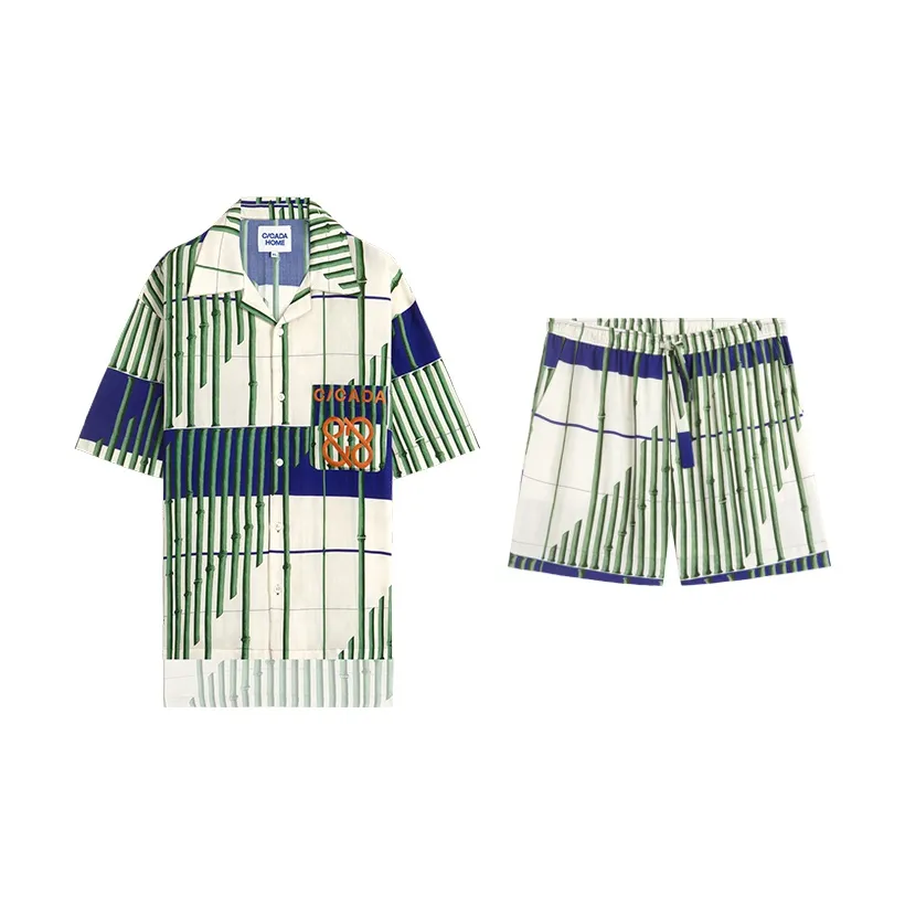 CICADAHOME Cinnamomum Mountain Short Sleeved Women's Pajama Sets Комплекты пижам