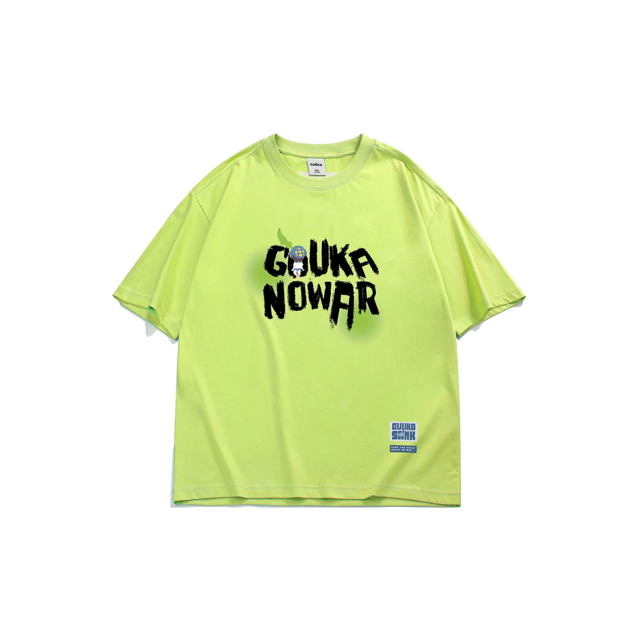 Guuka T Shirt Unisex Neon Green