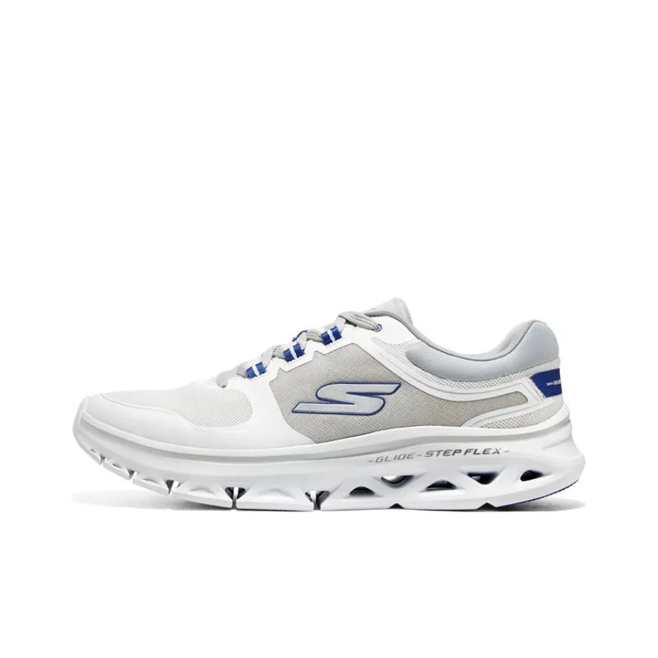 Skechers Go Run Glide Step Flex 'White Grey Blue'