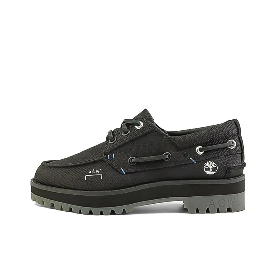 Timberland X A COLD WALL 3 Eye Lug Boat Shoe 'Black' Women's