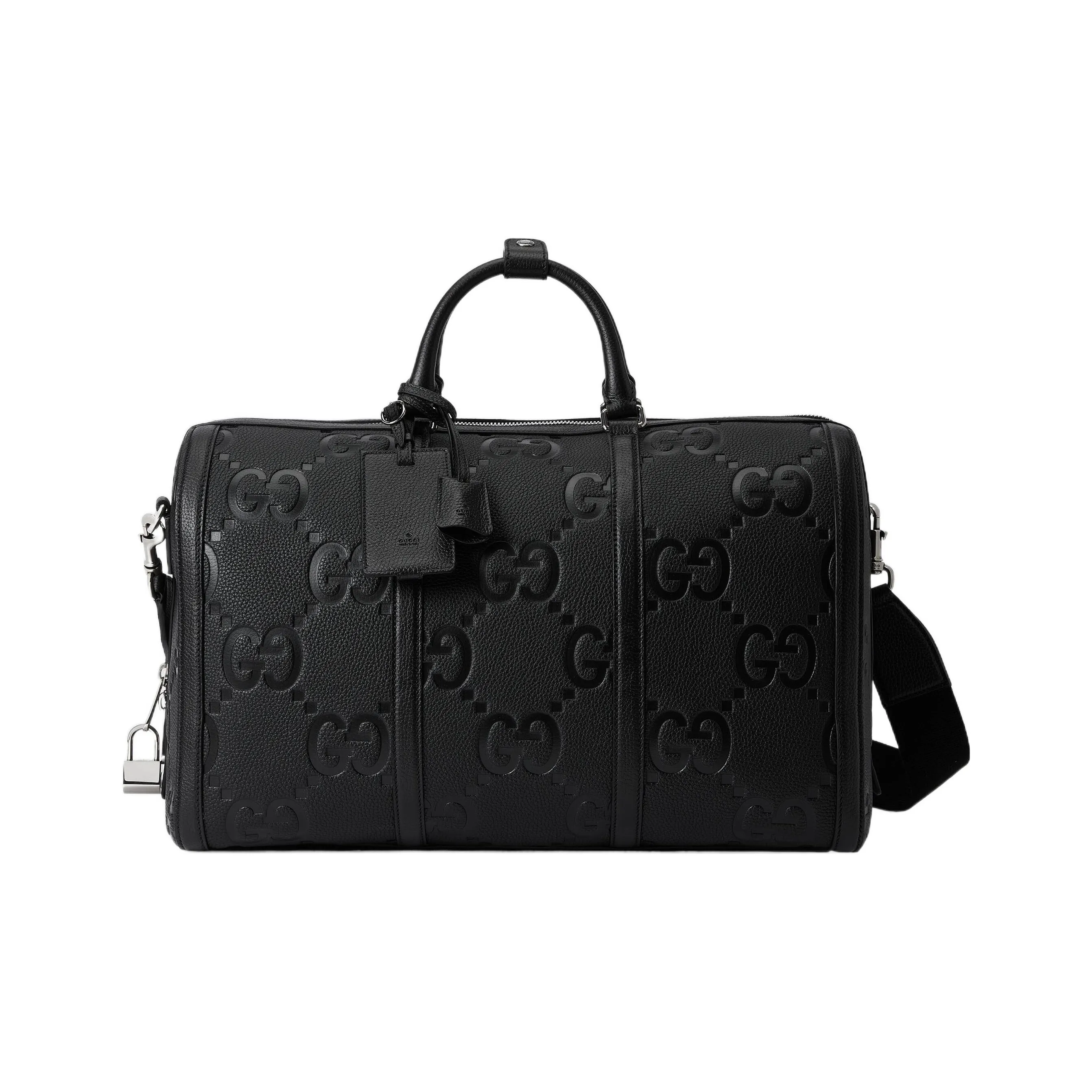 GUCCI Leather Handbags Travel Bags Small Size Women's Black