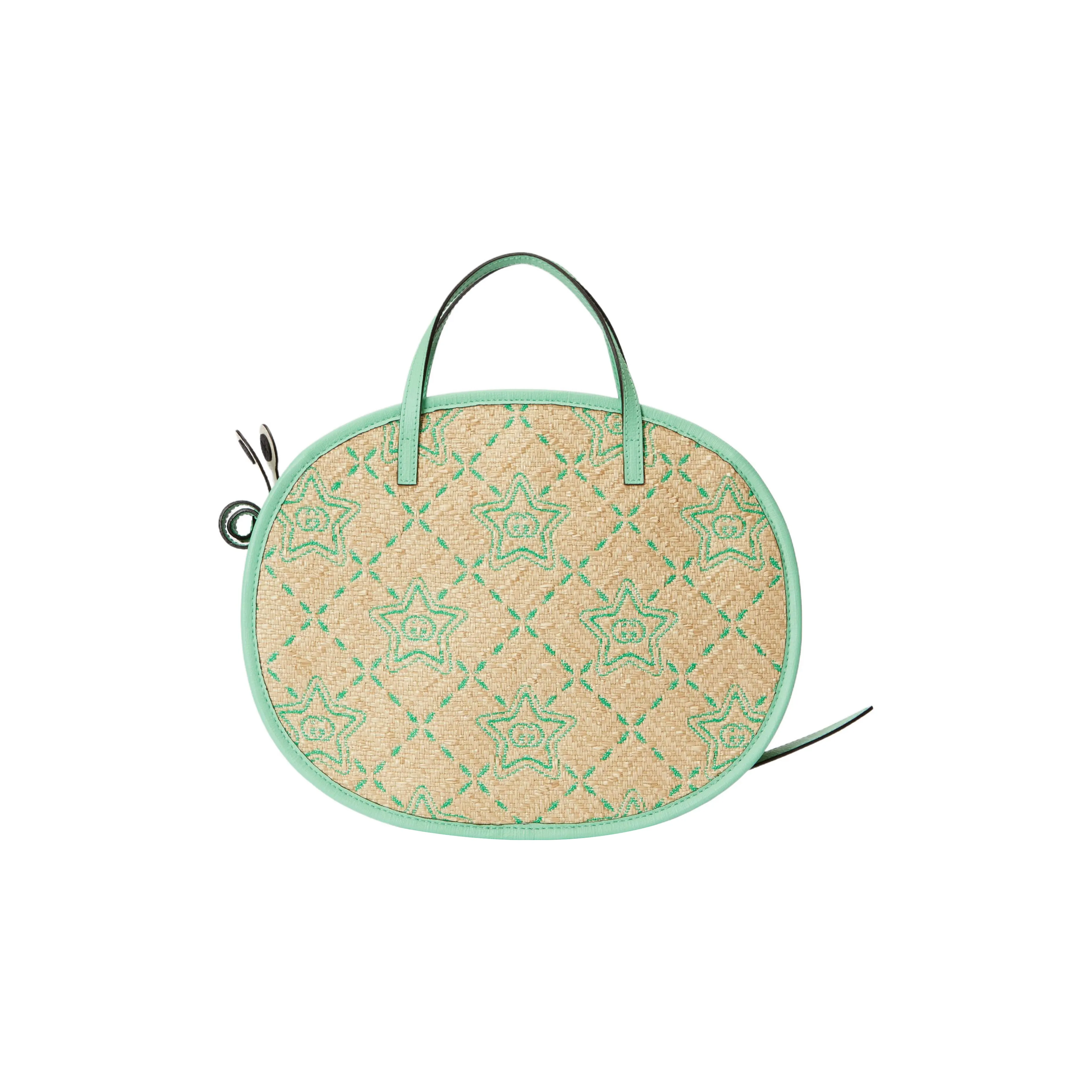GUCCI Raffia With Leather Handbag Regular Kids'